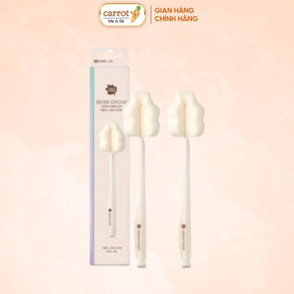 Set 2 Cọ Rửa Đa Năng Đầu Mút Bebegrow Green Finger