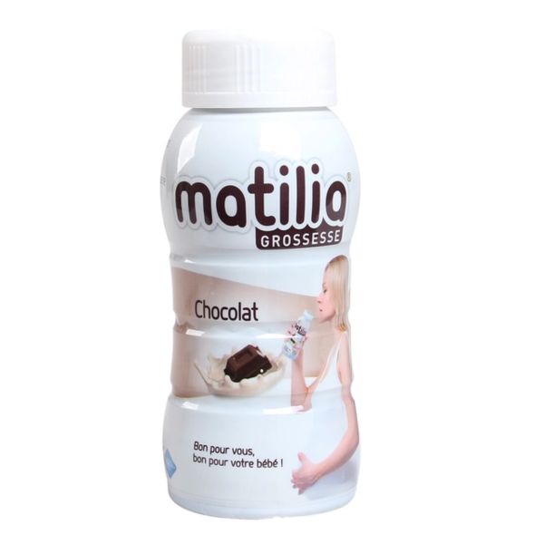 Sữa Bầu Matilia Hương Socola 200ml Lốc 4 Hộp