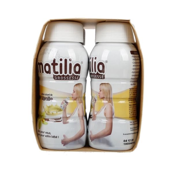 Sữa Bầu Matilia Hương Vani 200ml Lốc 4 Hộp