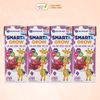 Sữa Dinh Dưỡng Trái Cây Smarta Grow Hương Nho 180ml Lốc 4 Hộp