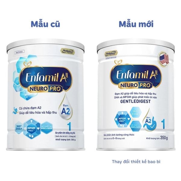 Sữa Enfamil A2 Số 1 350g Cho Trẻ Dưới 6 Tháng