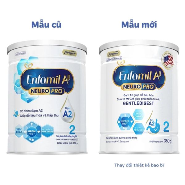 Sữa Enfamil A2 Số 2 350g Cho Trẻ 6-12 Tháng