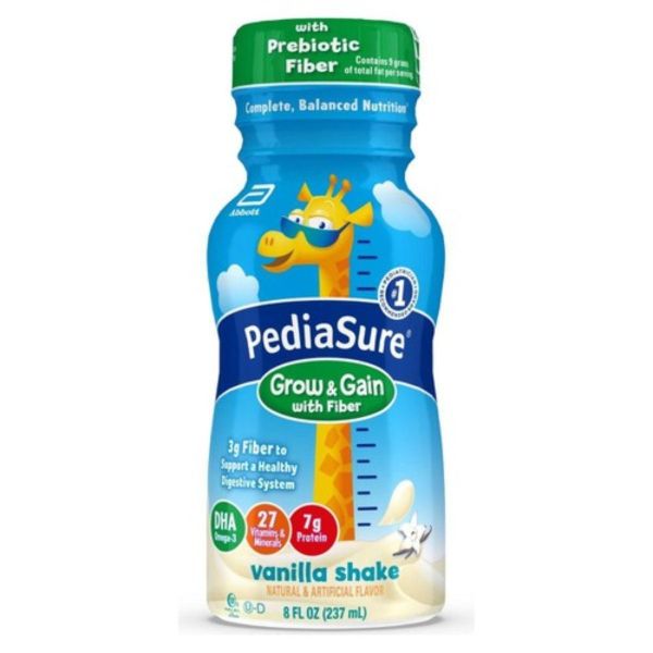 Sữa Nước Pediasure Grow & Gain Fiber Hương Vani 237ml