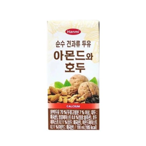 Sữa Óc Chó Hạnh Nhân Hanmi Hàn Quốc 190ml