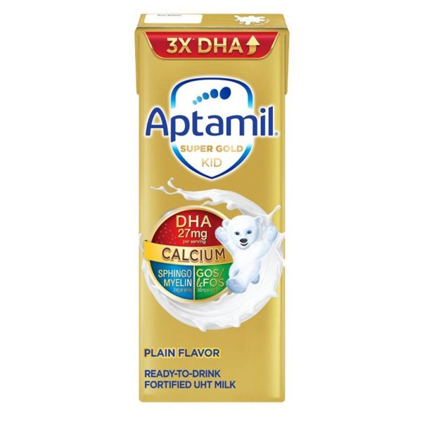 Sữa Pha Sẵn Aptamil Super Gold Kid 180ml Lốc 3 Hộp