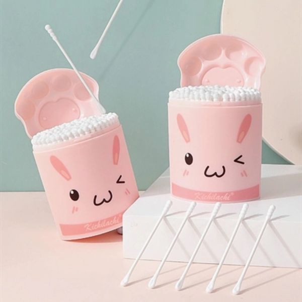 Tăm Bông Thân Giấy Cho Bé Sơ Sinh Kháng Kichi Hộp 200 Que