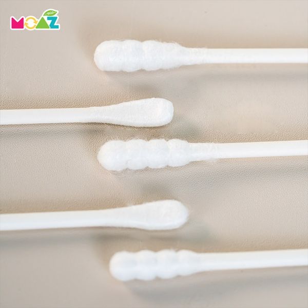 Tăm Bông Trẻ Em Thân Giấy Moaz Eco Hộp 480 Que