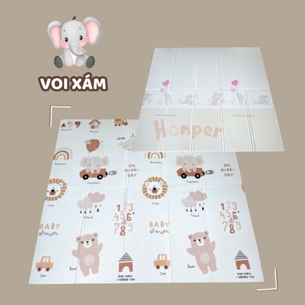 Thảm Xốp Gấp Gọn 2 Mặt Honper Cao Cấp
