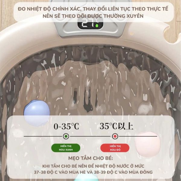 Thau Tắm Gấp Gọn Kèm Phao Barrot BR033