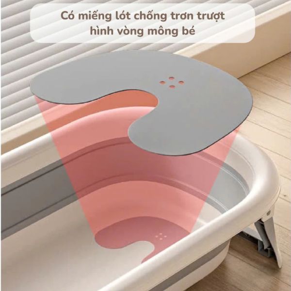Thau Tắm Gấp Gọn Kèm Phao Barrot BR033