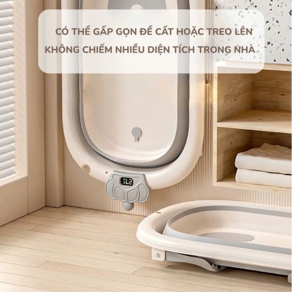 Thau Tắm Gấp Gọn Kèm Phao Barrot BR033