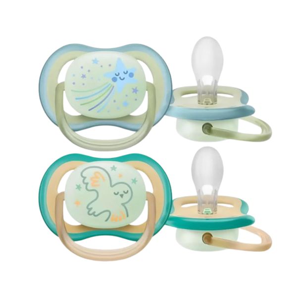 Ti Ngậm Philip Avent Ultra Air Nighttime Cho Bé 0-6M