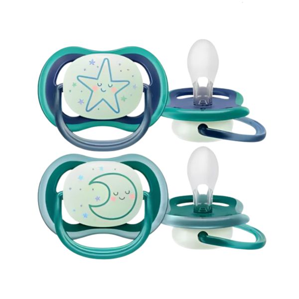 Ti Ngậm Philip Avent Ultra Air Nighttime Cho Bé 6-18M