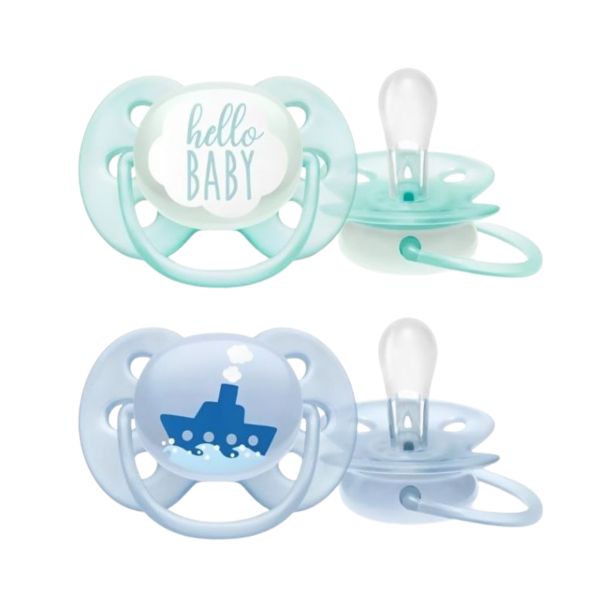 Ti Ngậm Philip Avent Ultra Soft Cho Bé 0-6M