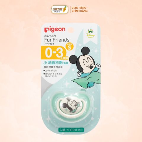 Ty Ngậm Đơn Funfriends Pigeon Nhiều Hoạ Tiết Size S Cho Bé 0-3M