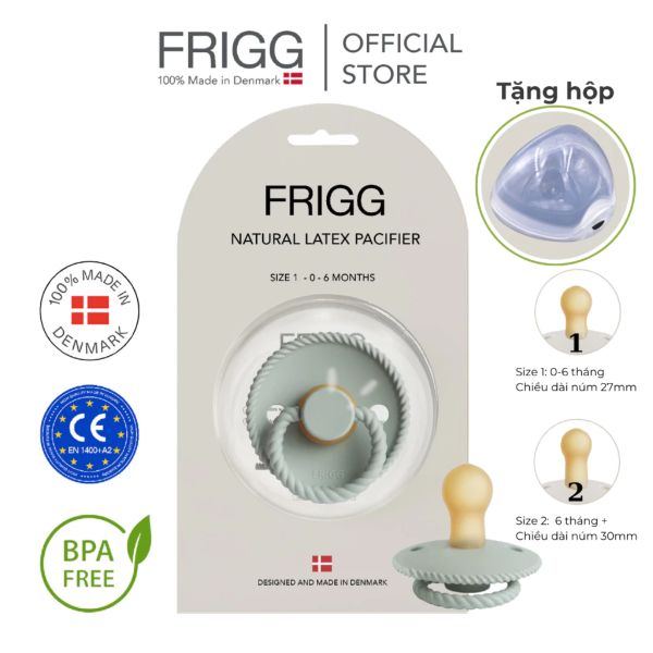 Ty Ngậm Frigg Pacifer Cao Su Non Cho Bé 0-6M