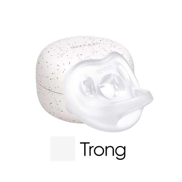 Ty Ngậm Moyuum 100% Silicone Cho Bé 3-6m
