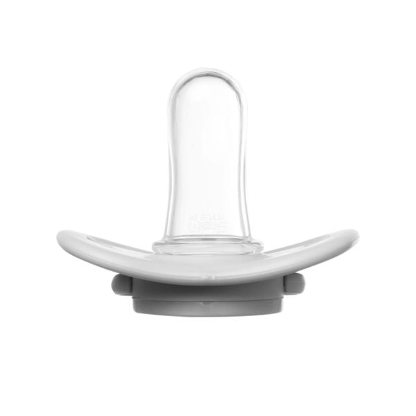 Ty Ngậm Silicon Upis Premium Xám Cho Bé 4M+