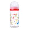 Bình Sữa Pigeon Thủy Tinh Borosilicate Thế Hệ III 240ml (Kèm Núm M) - Họa Tiết