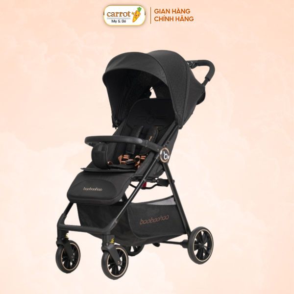 Xe Đẩy Gấp Gọn Baobaohao A5 Tặng Kèm Tấm Lót- Màu Đen
