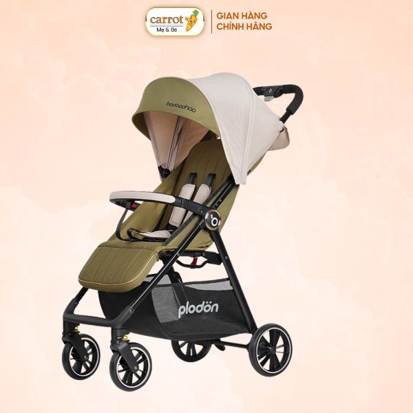 Xe Đẩy Gấp Gọn Baobaohao A5 Tặng Kèm Tấm Lót- Màu Xanh Phối Kem