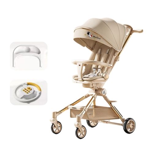 Xe Đẩy Gấp Gọn Cho Bé K8 Kèm Bàn Ăn Và Vô Lăng Phát Nhạc