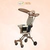 Xe Đẩy Gấp Gọn Du Lịch Có Mái Màu Nâu Và Đen