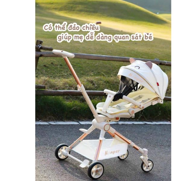 Xe Đẩy Gấp gọn Honper HP825 Kèm Bàn Ăn Và Vô Lăng Phát Nhạc