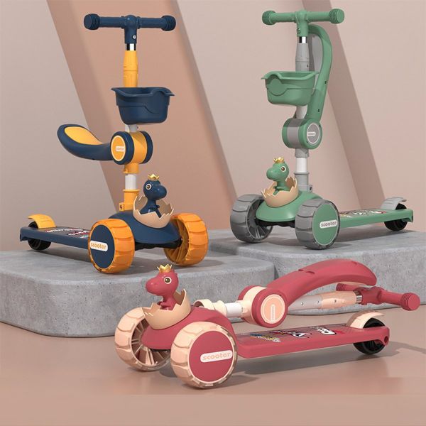 Xe Scoopter Cho Bé Dging Kèm Giỏ M2