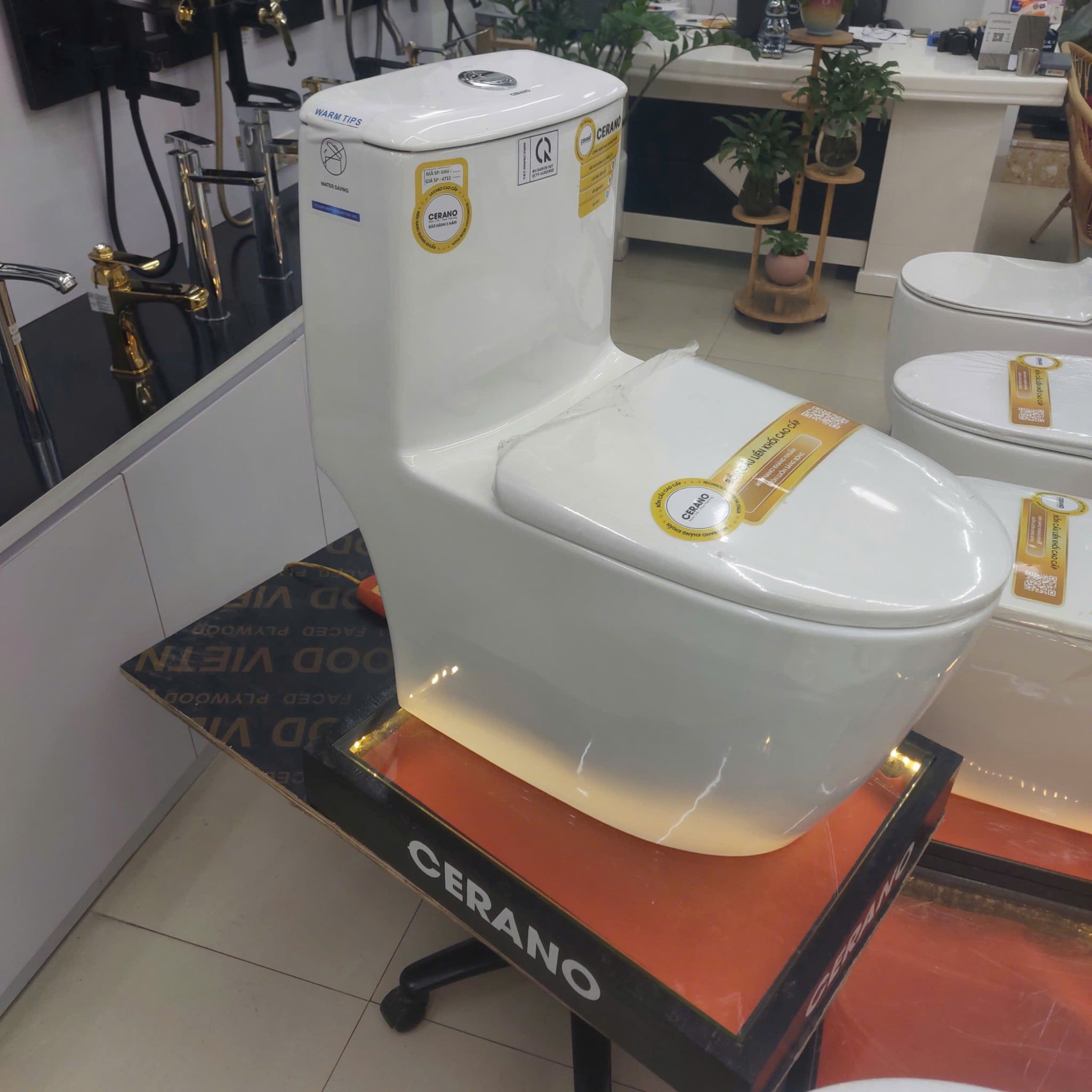  Bồn Cầu Liền Khối Cerano Mã 6566 