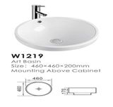  Chậu Đặt Bàn Đá Bán Âm - Bán Dương Cao Cấp Cerano Mã 1219 
