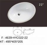  Chậu Âm Hình Bầu Dục Bàn Đá Cao Cấp CERANO Mã F4639-HYC-022-22 