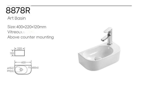  Chậu Treo Tường Cerano  8878R 