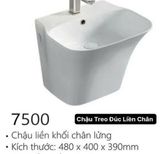  Chậu Treo Tường Đúc Liền Chân Cao Cấp Cerano Mã 7500 