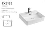  Chậu Đặt Bàn Đá Cao Cấp Cerano Mã XZ8183 