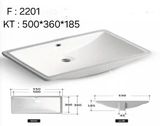  Chậu Bàn Đá Âm Vuông Cao Cấp Cerano Mã F2201 