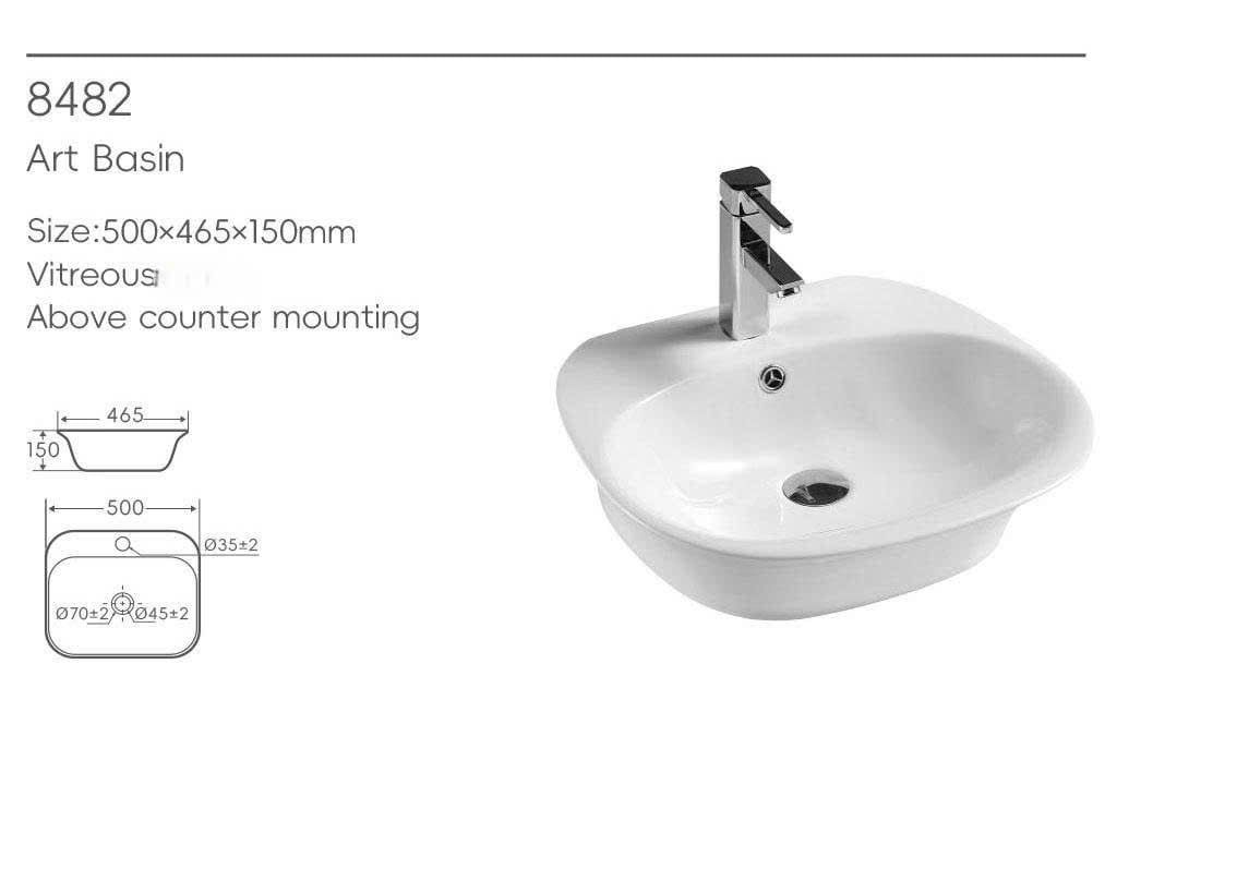  Chậu Đặt Bàn Đá  Cao Cấp Cerano Mã 8482 