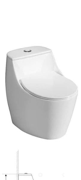  Bồn Cầu Liền Khối Cerano Mã 6810 