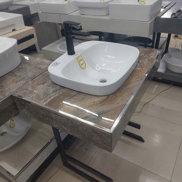  Chậu Đặt Bàn Đá Bán Âm - Bán Dương Cao Cấp Cerano Mã XZ8174B 