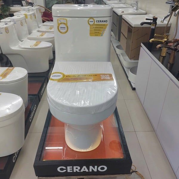  Bồn Cầu Liền Khối  Cerano Mã 809B 