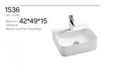  Chậu Treo Tường vuông không Chân chậu Cao Cấp Cerano Mã 1536 