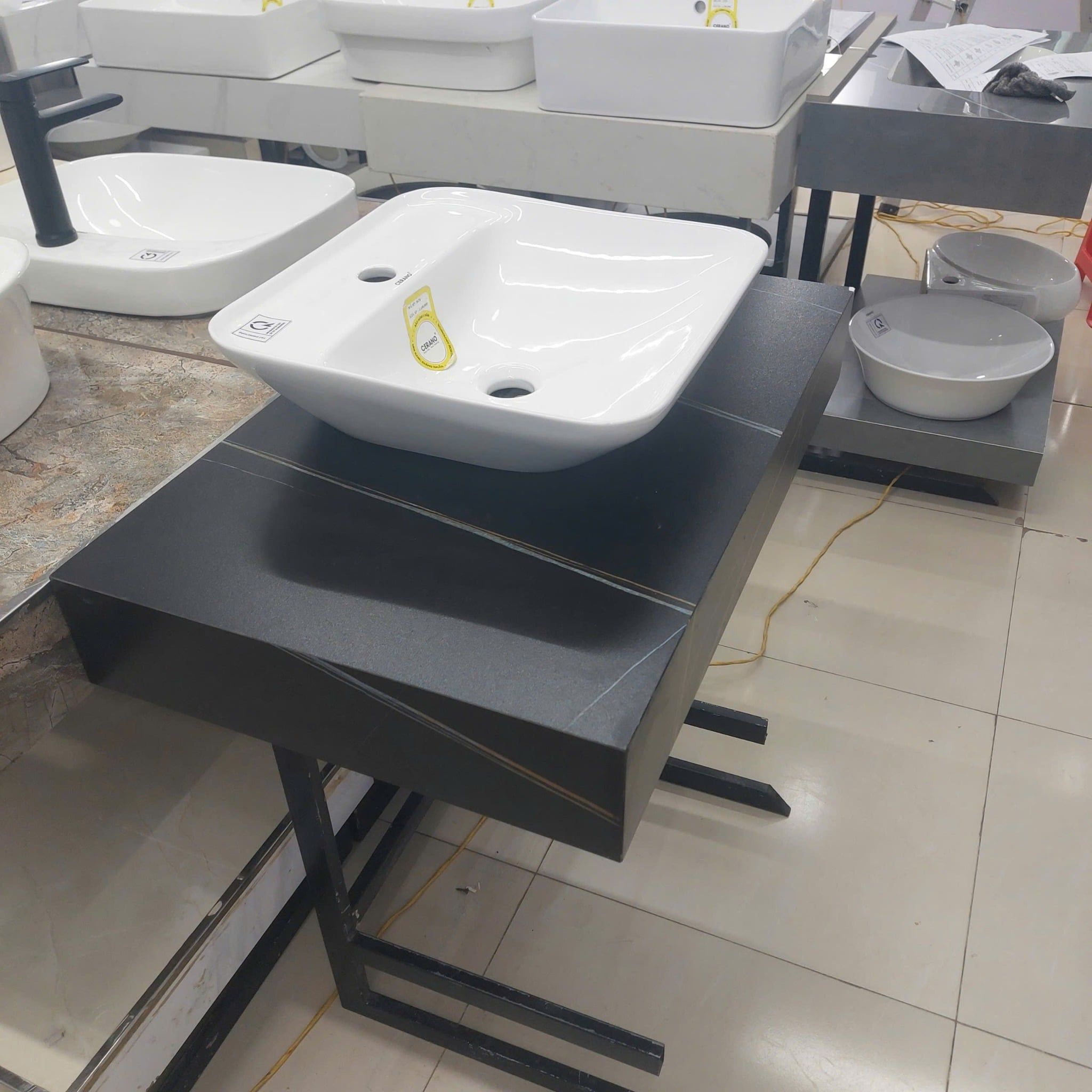  Chậu Đặt Bàn Đá Cao Cấp Cerano Mã 8476 