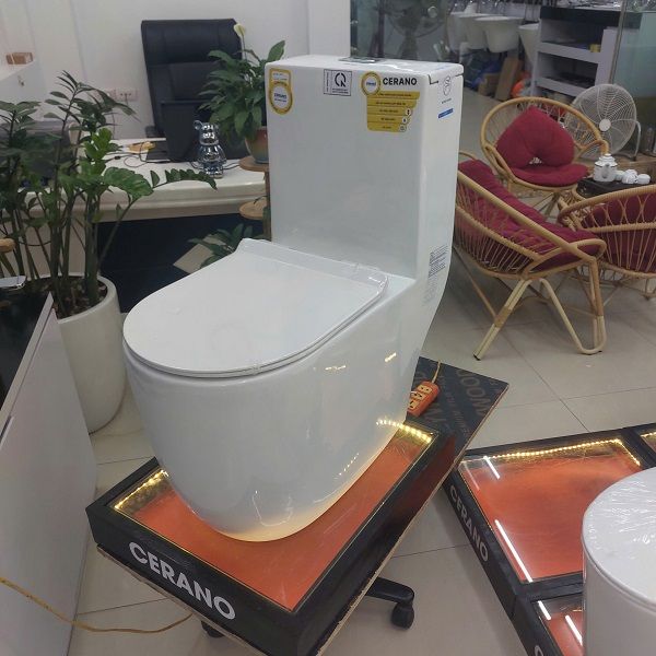  Bồn Cầu Liền Khối  Cerano Mã 881B 