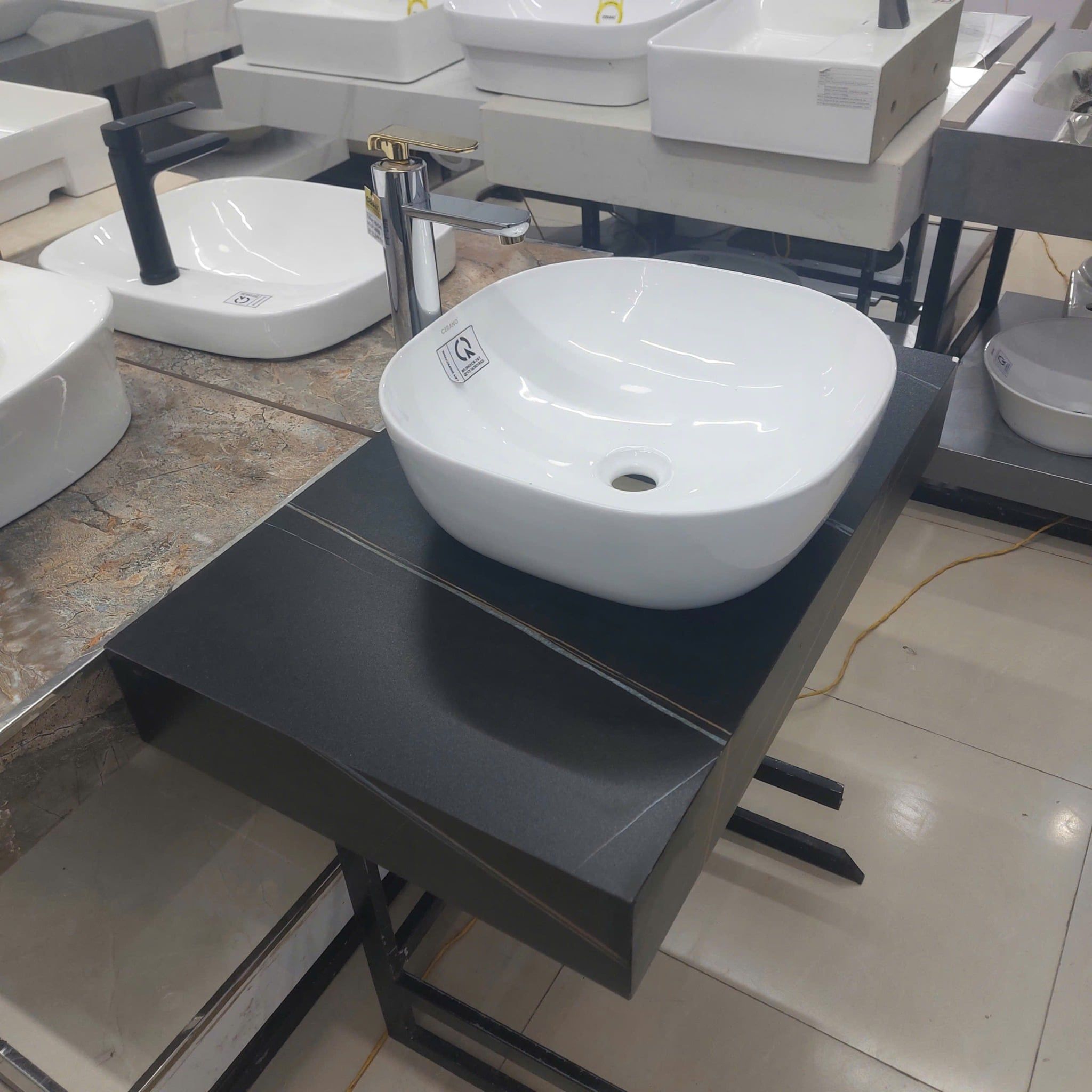 Chậu Đặt Bàn Đá Cao Cấp Cerano Mã 1414 
