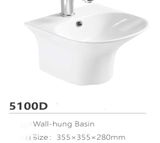  Chậu Treo Tường Đúc Liền Chân Cao Cấp Cerano Mã 5100D 