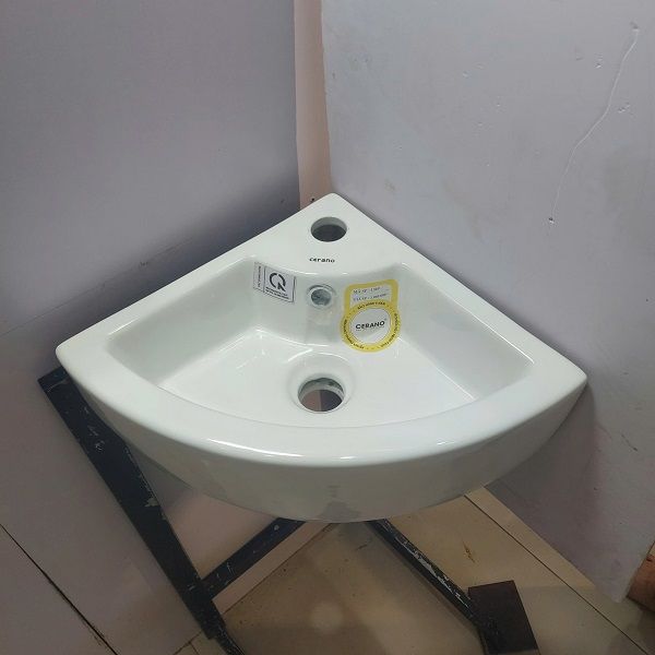  Chậu Góc Treo Tường Tròn không Chân chậu Cao Cấp Cerano Mã 1369 