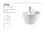 Chậu Treo Tường Đúc Liền Chân Cao Cấp Cerano  Mã 211A 