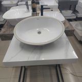  Chậu Âm Hình Bầu Dục Bàn Đá Cao Cấp CERANO Mã F4639-HYC-022-22 