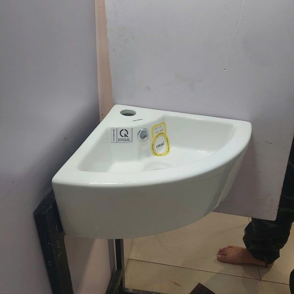  Chậu Góc Treo Tường Tròn không Chân chậu Cao Cấp Cerano Mã 1369 