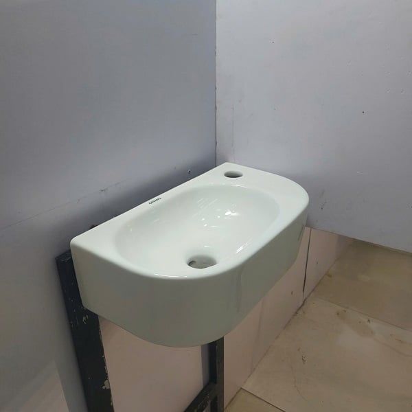  Chậu Góc Treo Tường vuông không Chân chậu Cao Cấp Cerano Mã 8878R 